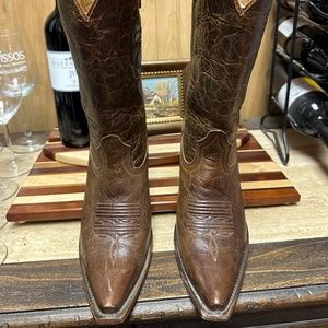 Shyanne Women's Boots Brown Leather Size 7.5 M